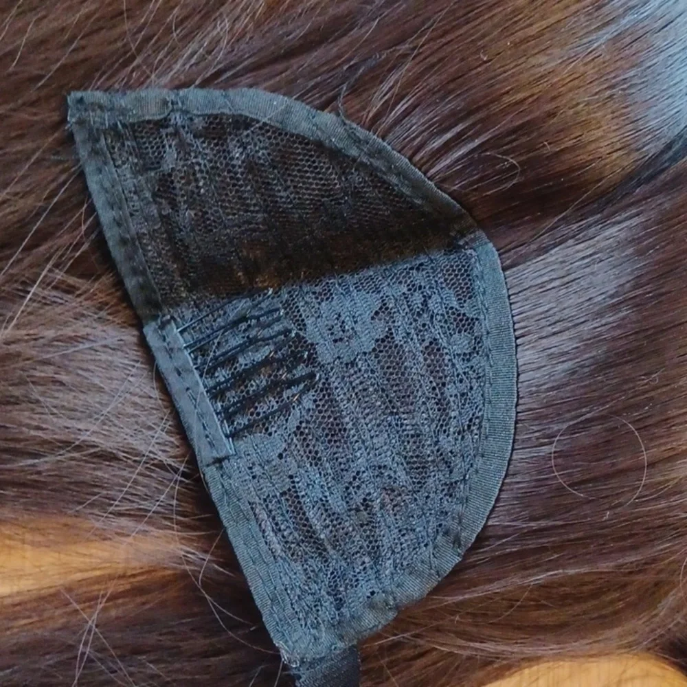 Seikea hair extensions Dark brown pony tail